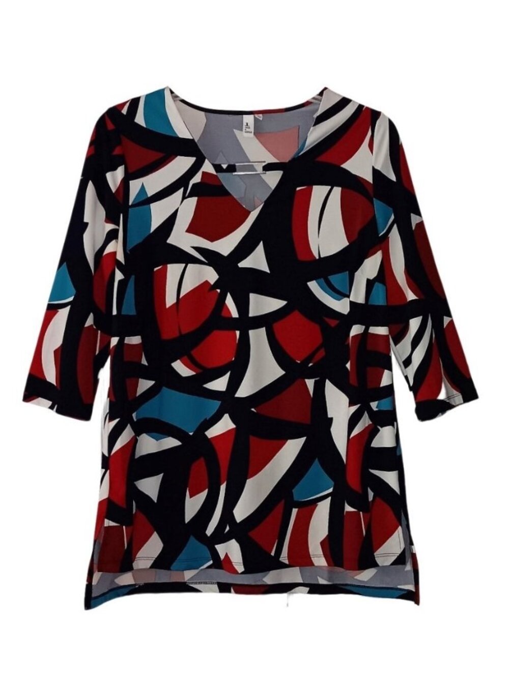 Women Jules & Leopold Multi-colored Blouse- Size 1X